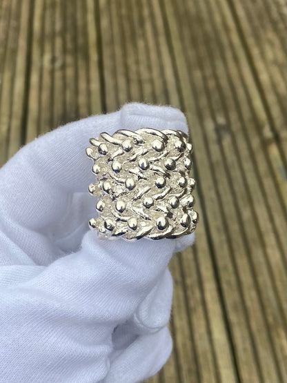 XL Silver Keeper Ring - Mens