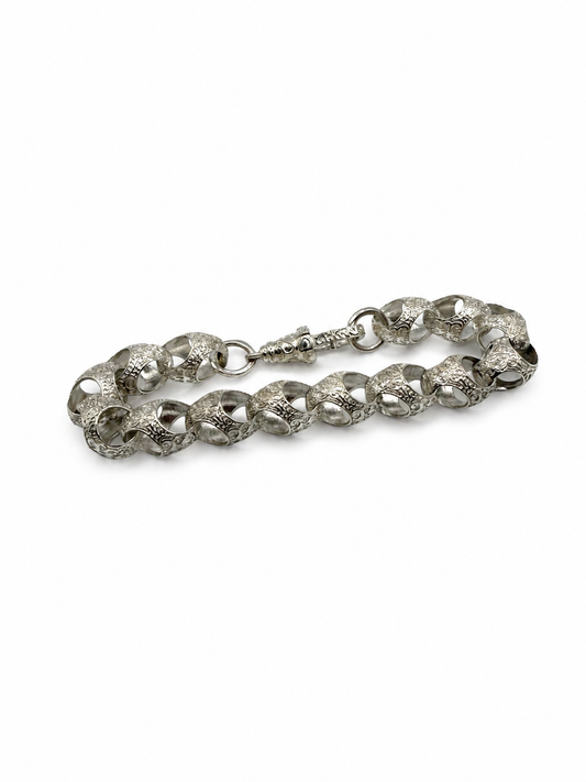 Silver 13mm Acorn Bracelet - All Lengths