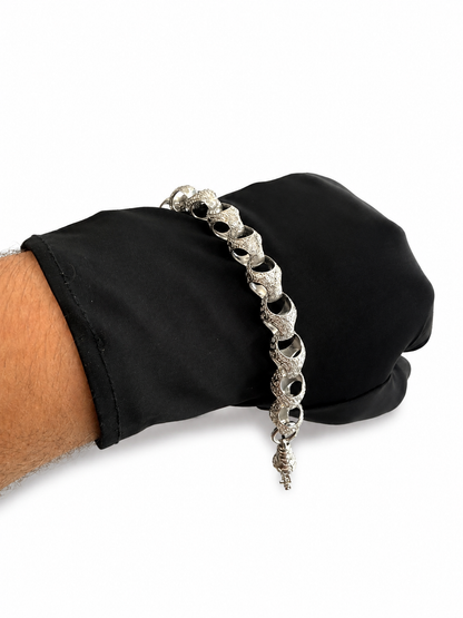 Silver 13mm Acorn Bracelet - All Lengths