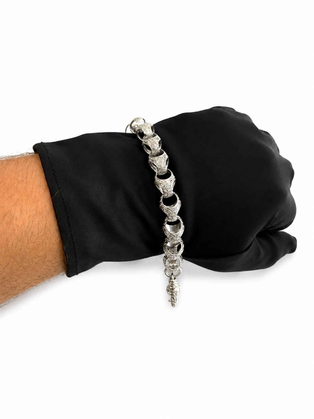 Silver 13mm Acorn Bracelet - All Lengths