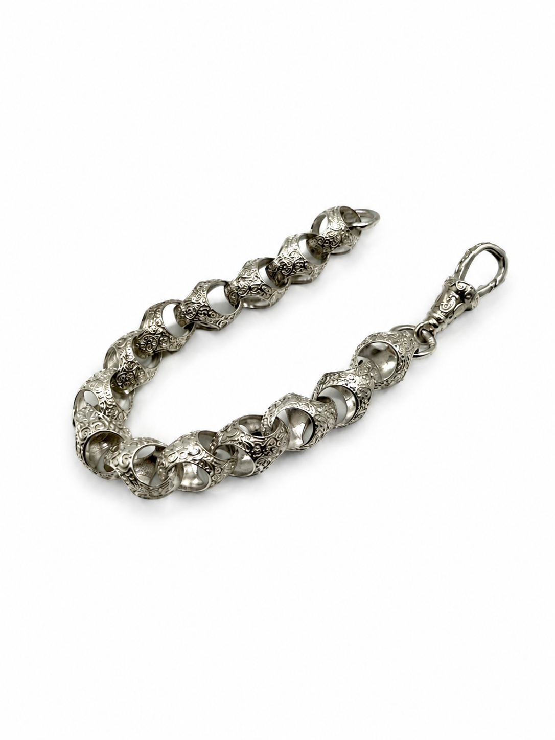 Silver 13mm Acorn Bracelet - All Lengths
