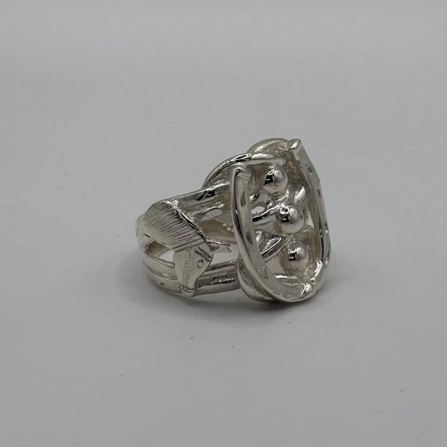 Silver Horse Keeper Ring