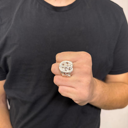 Silver Horse Keeper Ring