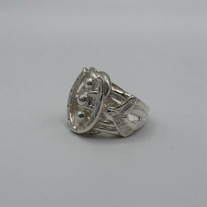 Silver Horse Keeper Ring