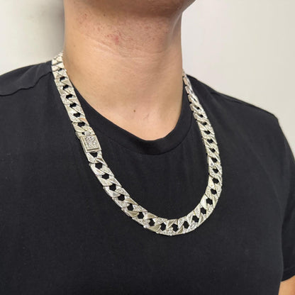 Silver Chaps Chain - 15mm