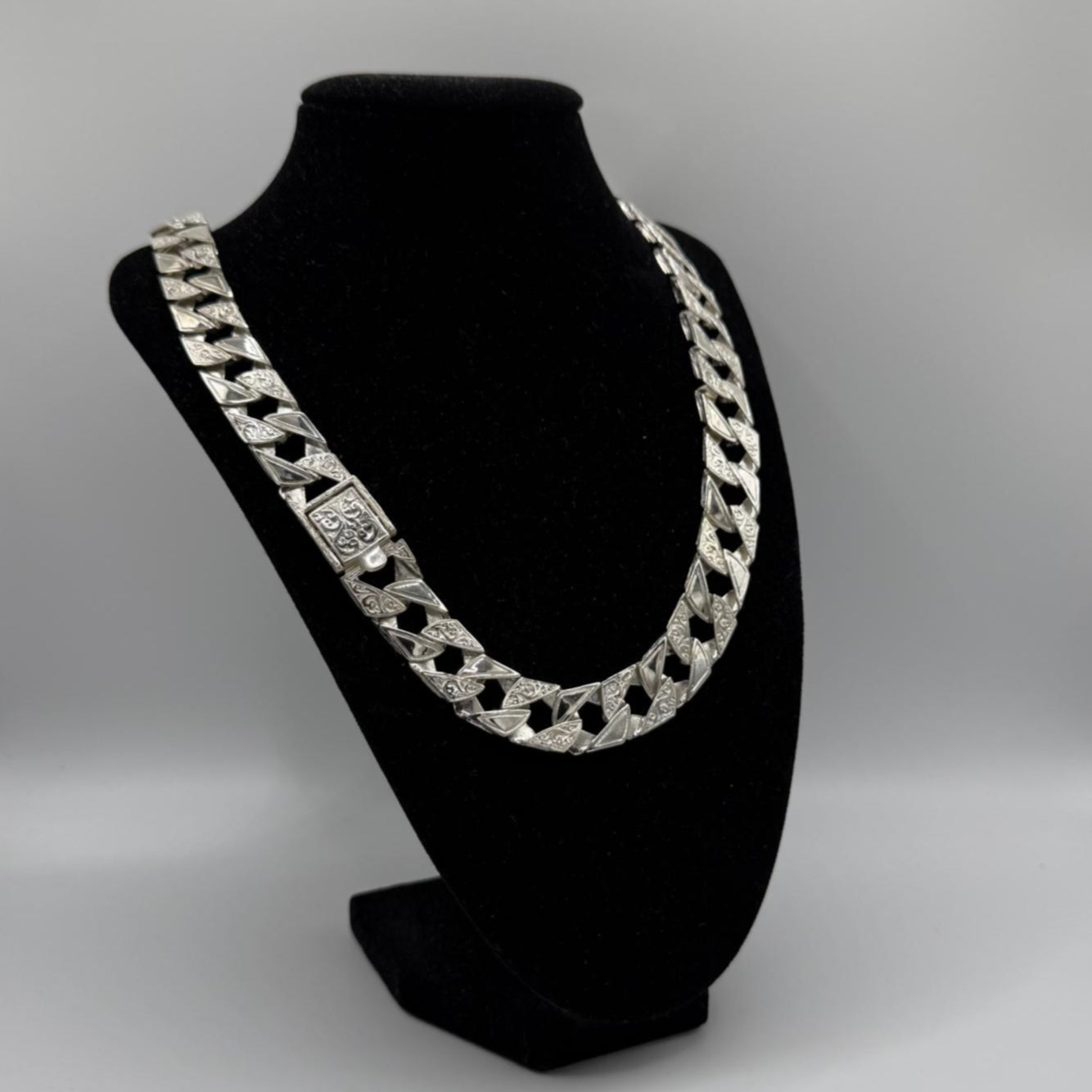 Silver Chaps Chain - 15mm