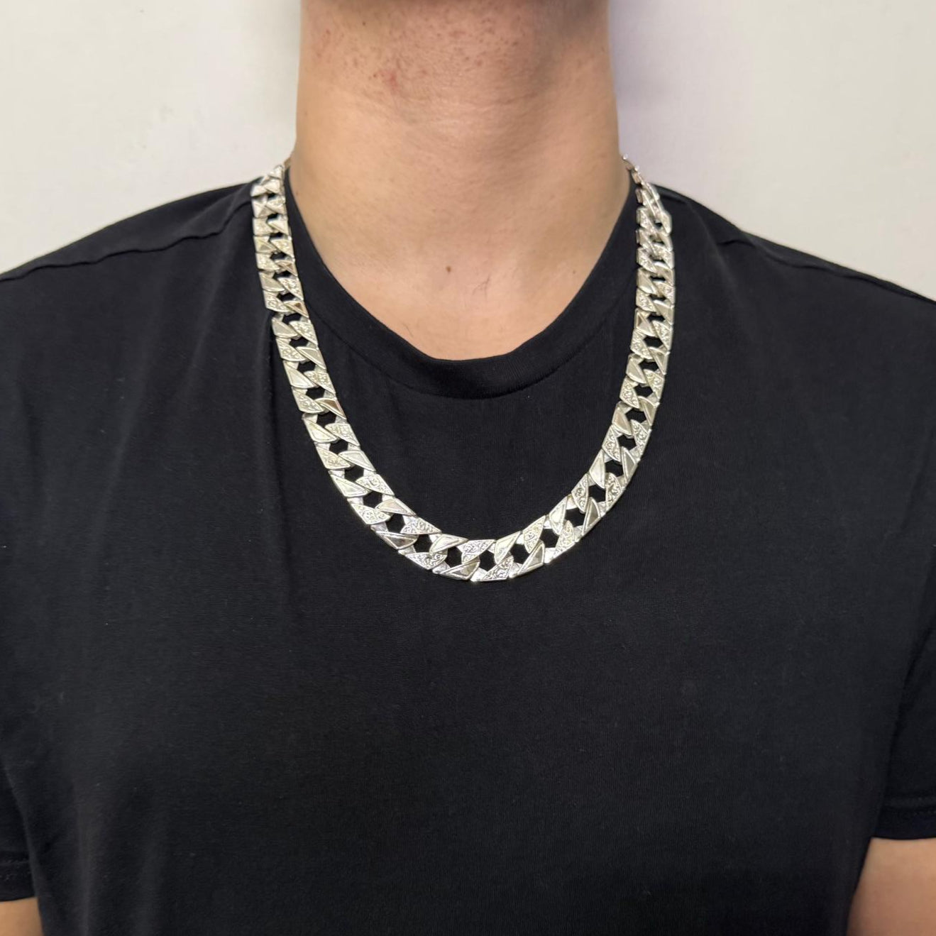Silver Chaps Chain - 15mm