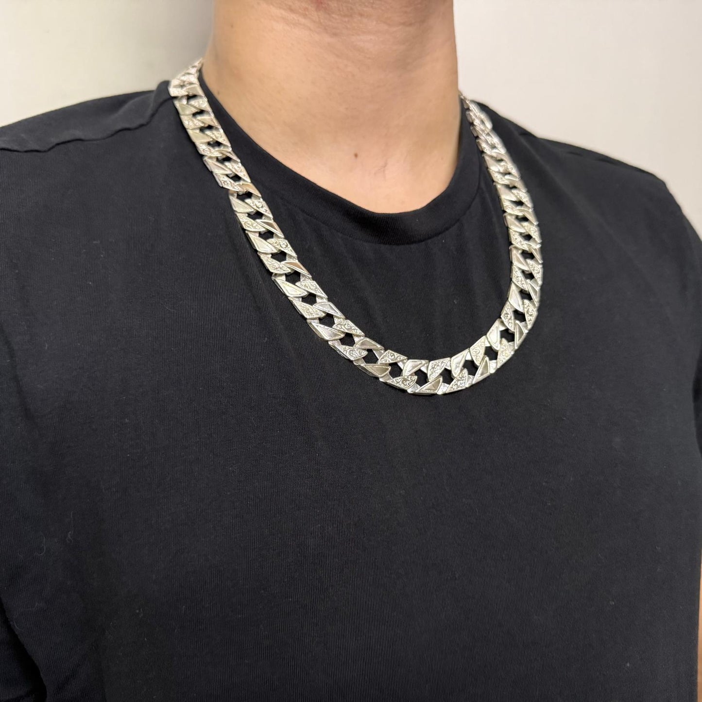 Silver Chaps Chain - 15mm