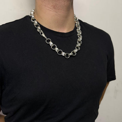 Silver Belcher Chain - 16mm