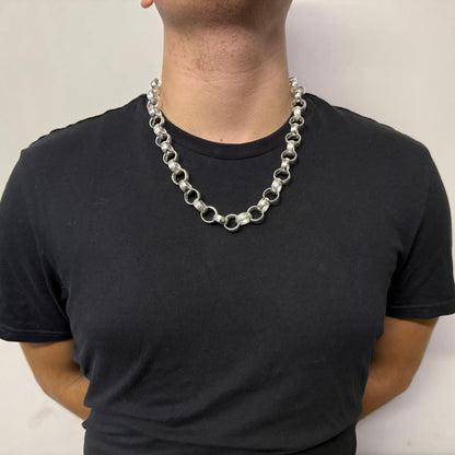 Silver Belcher Chain - 16mm