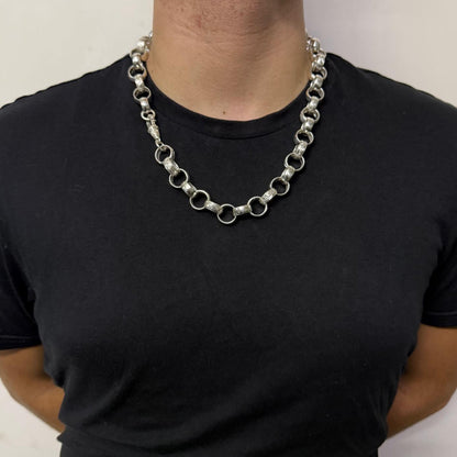 Silver Belcher Chain - 16mm