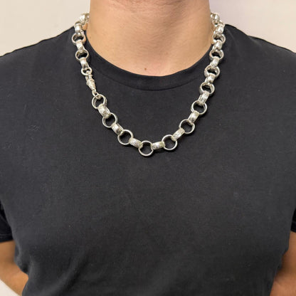 Silver Belcher Chain - 16mm