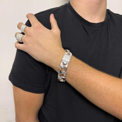 Silver Chaps Bracelet - 20mm