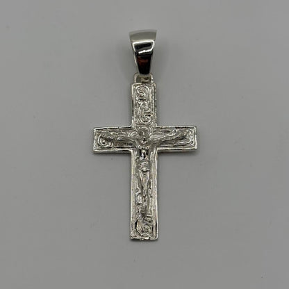 Silver Cross Pendant Crucifix