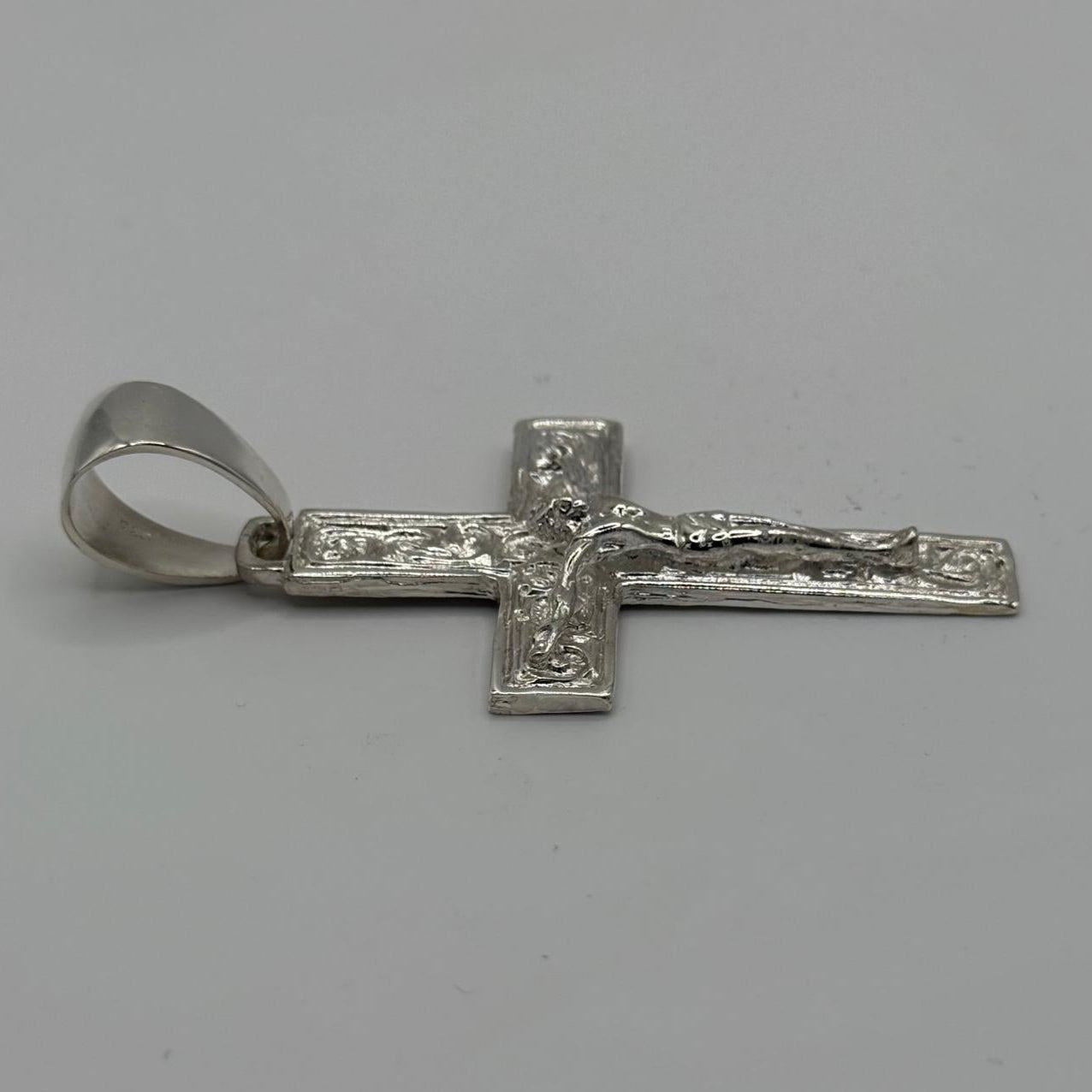 Silver Cross Pendant Crucifix