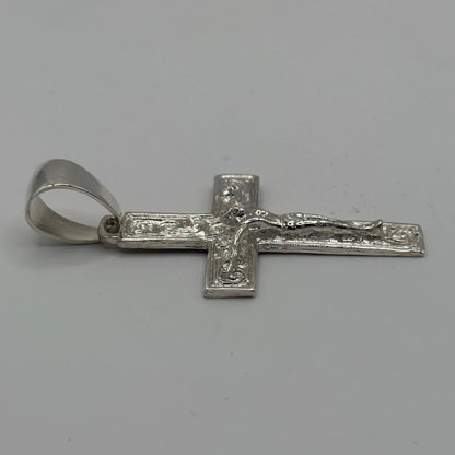 Silver Cross Pendant Crucifix