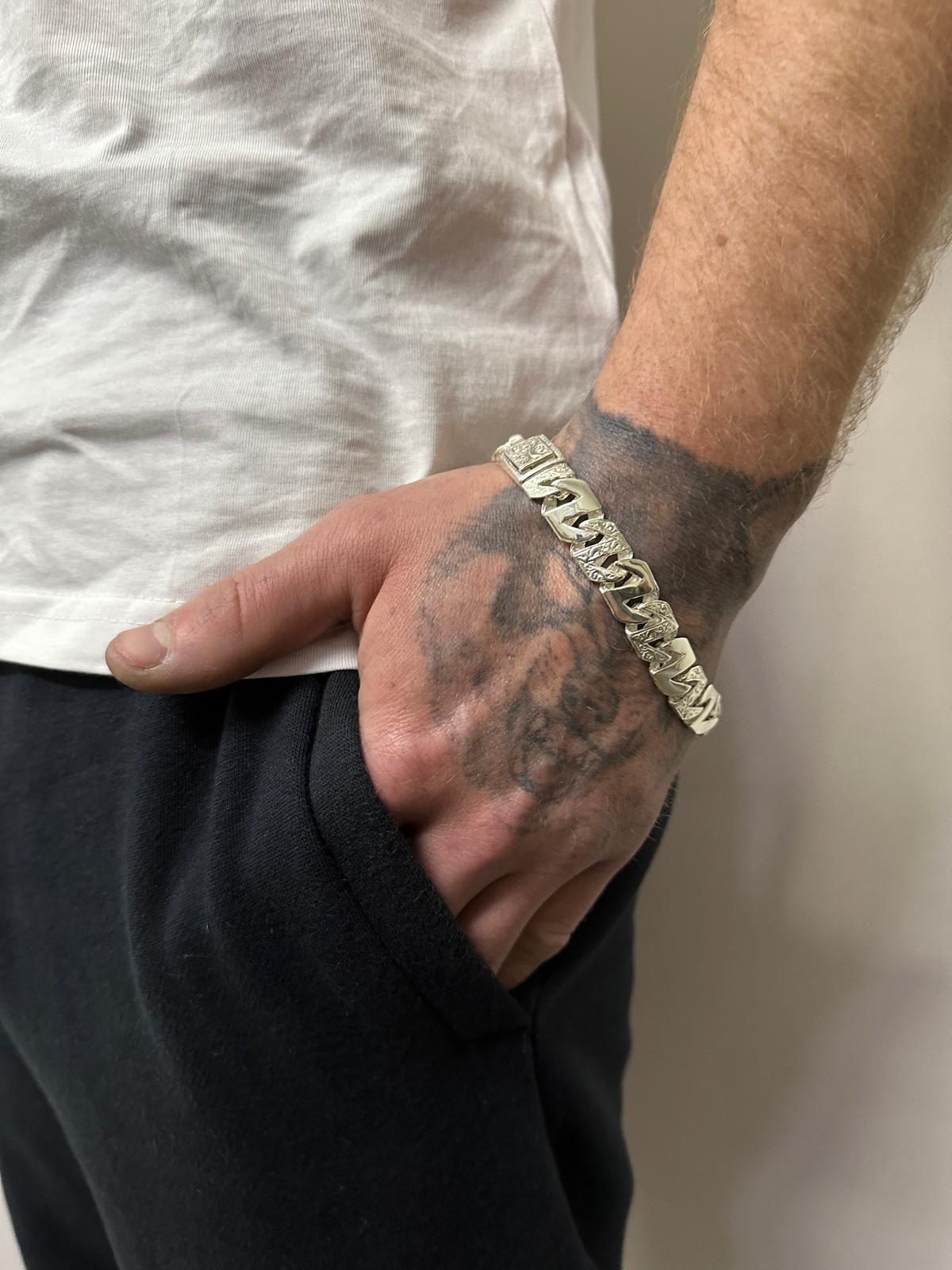 Silver Chaps Bracelet - 11.5mm