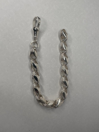Silver Tulip Bracelet - 10mm