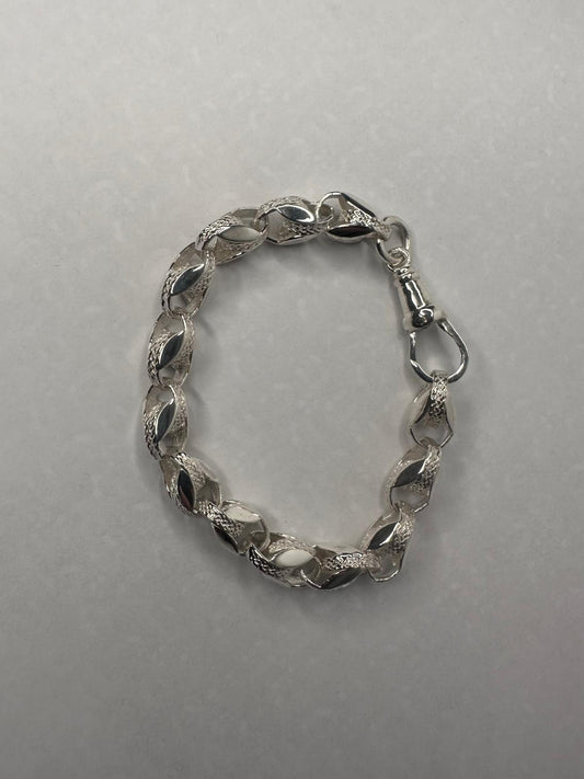 Silver Tulip Bracelet - 10mm