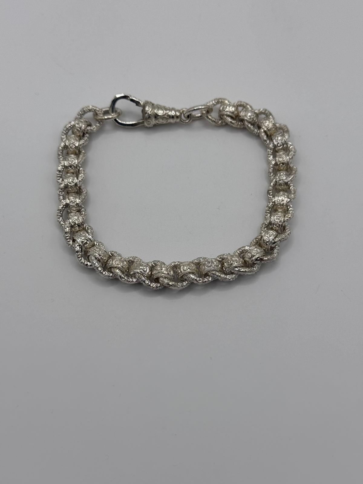 Silver Rollerball Bracelet - 10mm