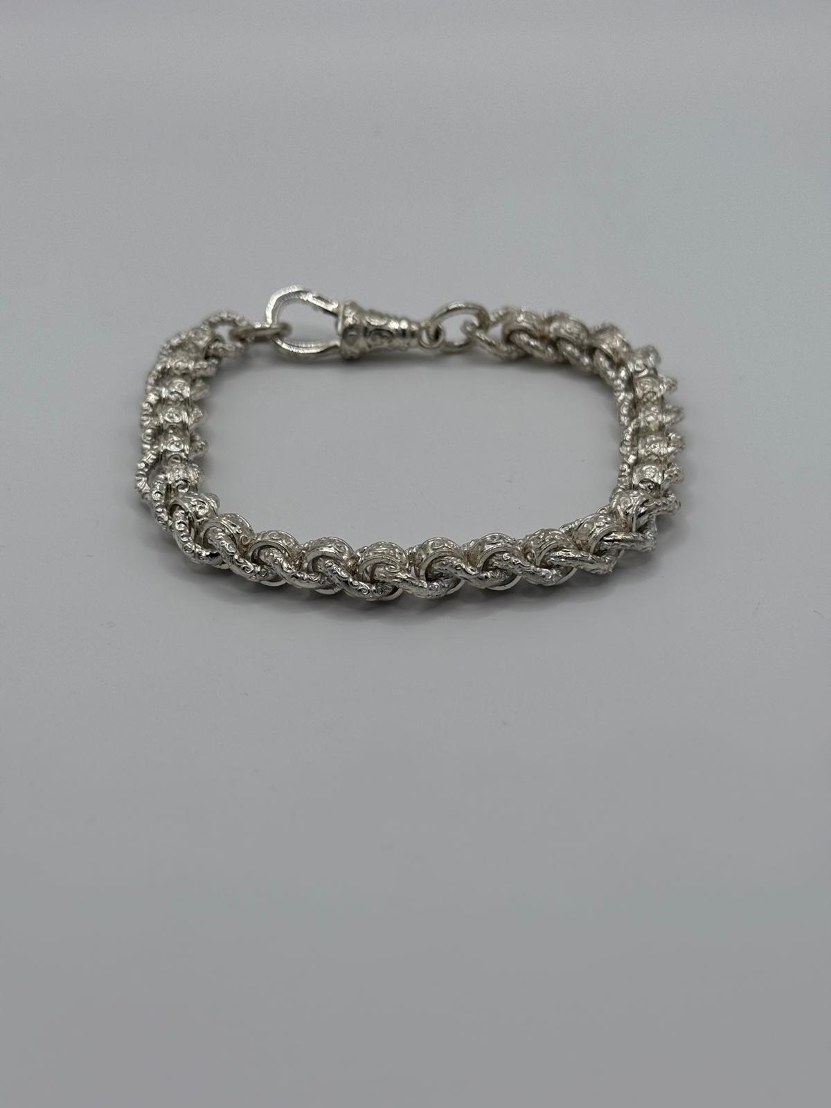 Silver Rollerball Bracelet - 10mm