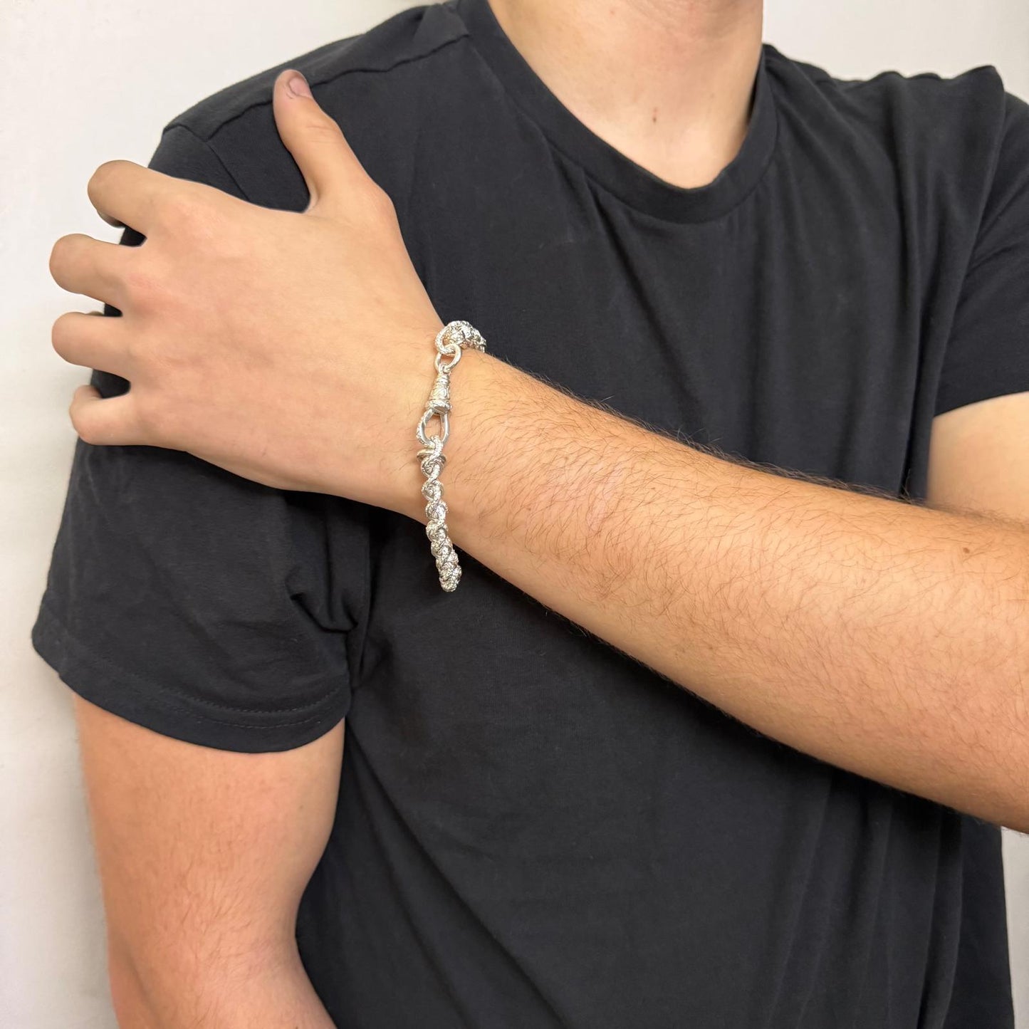 Silver Rollerball Bracelet - 10mm