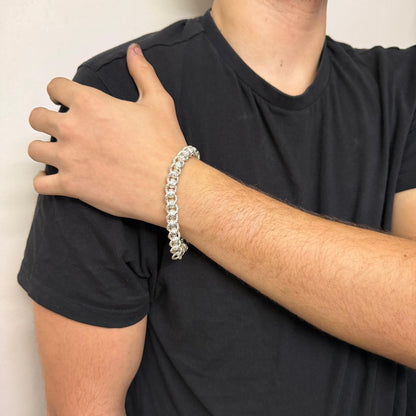 Silver Rollerball Bracelet - 10mm