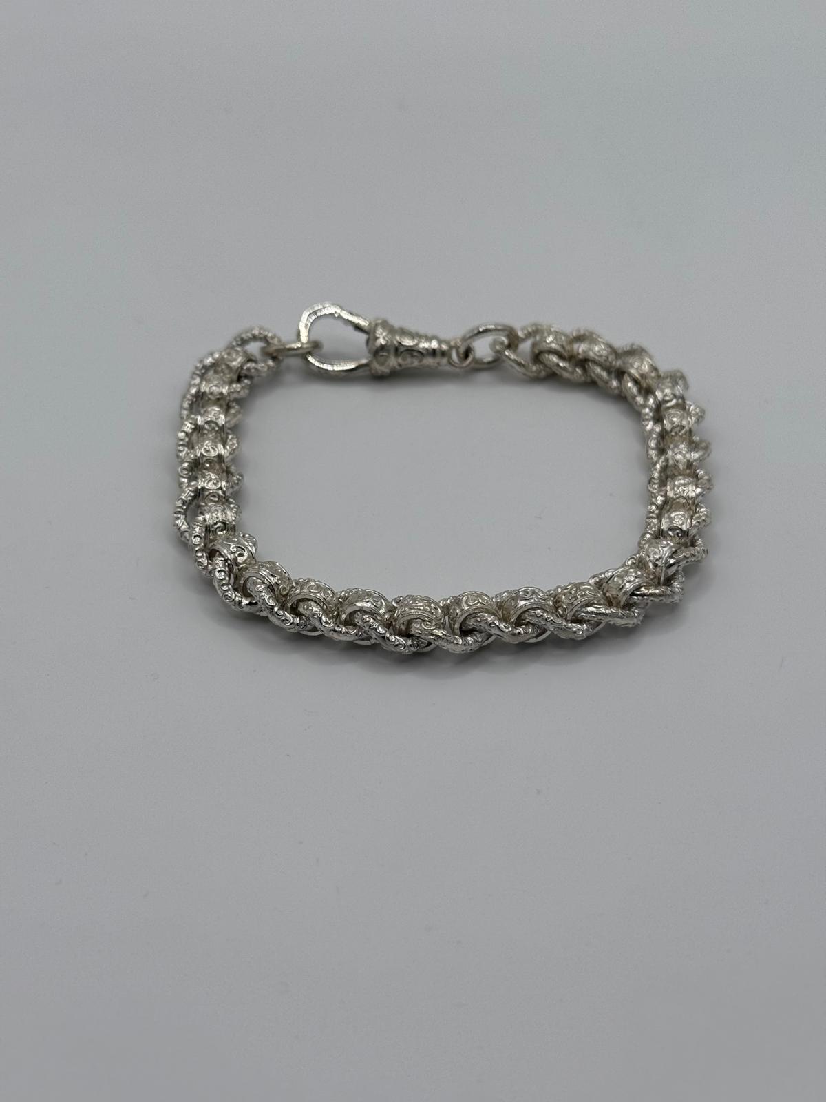 Silver Rollerball Bracelet - 10mm