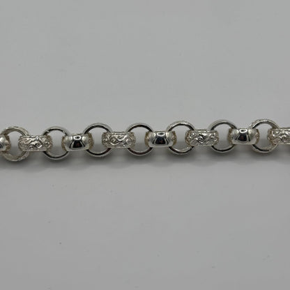 Silver Belcher Bracelet - 15mm