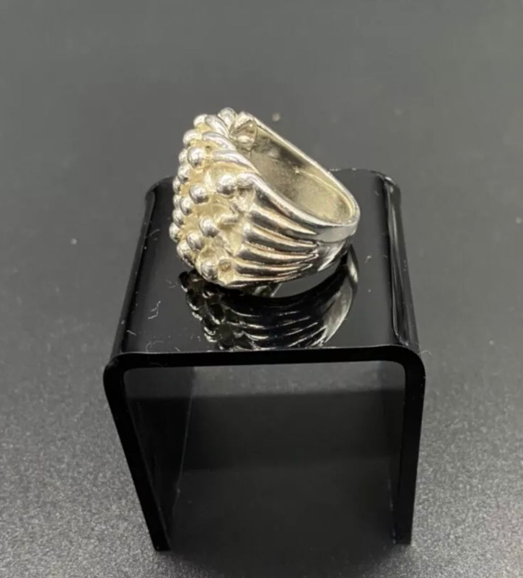 Silver Keeper Ring 5 Row