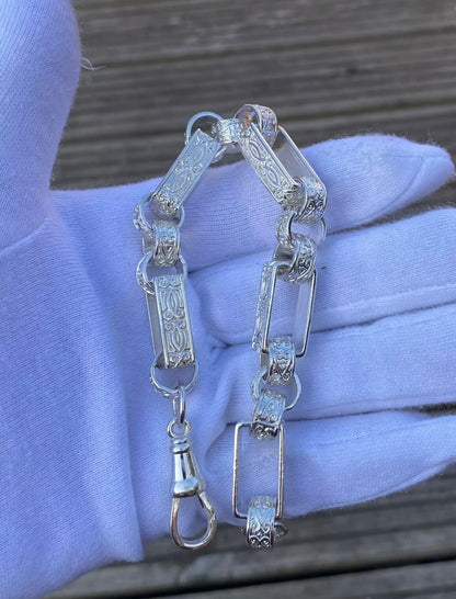 Silver Gypsy Box Belcher Bracelet
