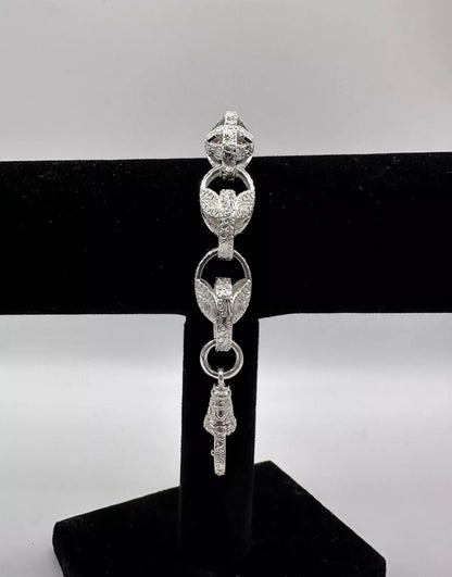 Silver Tulip Bracelet 15mm