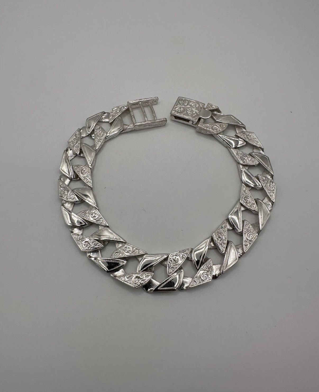 Silver Chaps Curb Bracelet 14.5mm