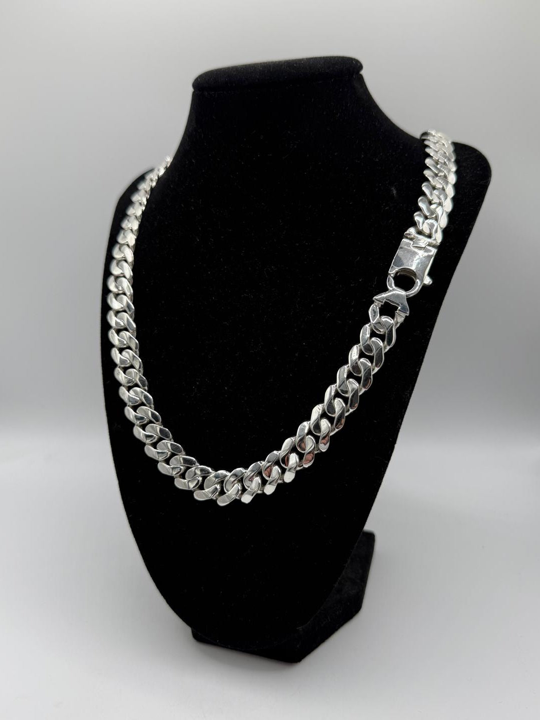 Silver Curb Chain 13mm