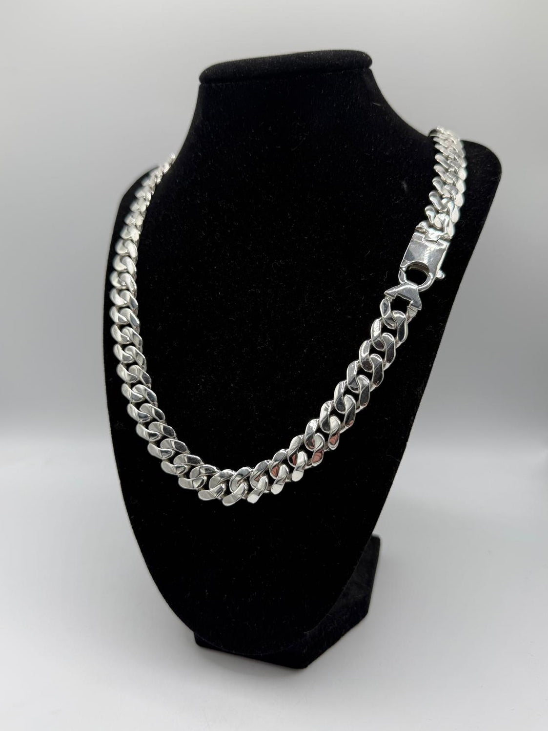 Silver Curb Chain 13mm