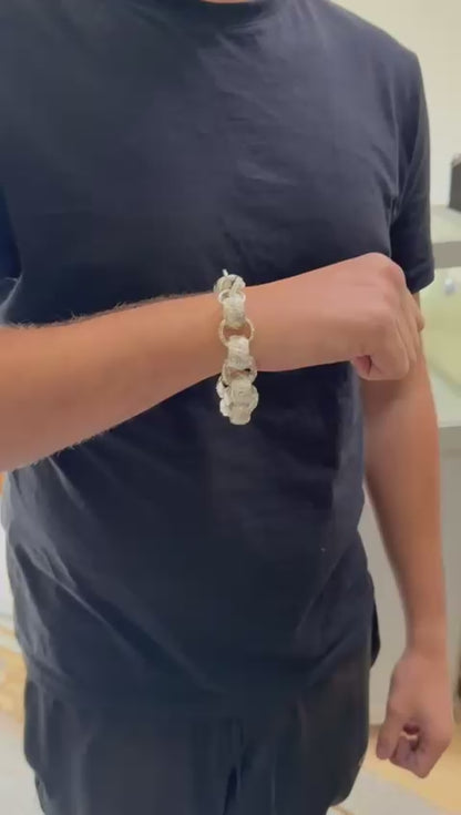 Silver Belcher Bracelet - 21mm